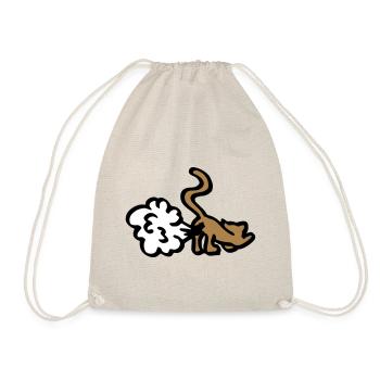Chat chiot / chat pet / idée cadeau drôle - Sac de sport léger - nature - Devant