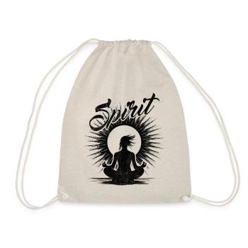 Yoga Spirit - The well-being of meditation - Drawstring Bag - nature - Front