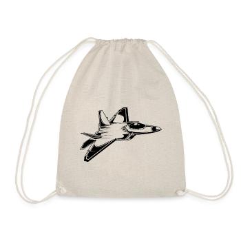 Jet Jet Aircraft - Drawstring Bag - nature - Front