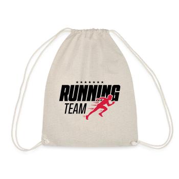 running team laufen marathon rennen - Turnbeutel - Natur - Vorne