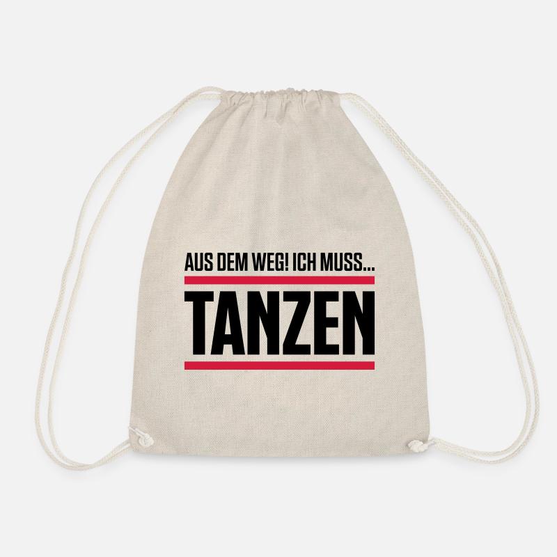 tanzen spruch aus dem weg - Turnbeutel - Natur
