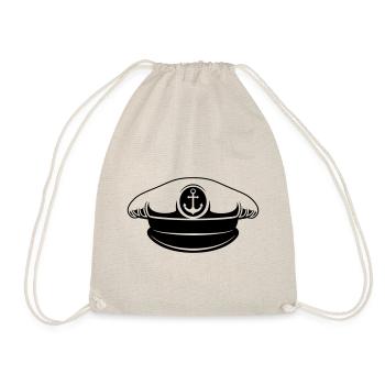 chapeau marin matelot capitaine - Sac de sport léger - nature - Devant