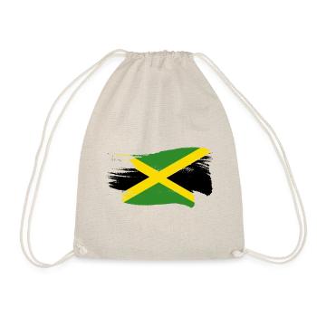 Drapeau jamaïcain Jamaïcain Jamaica Vintage - Sac de sport léger - nature - Devant