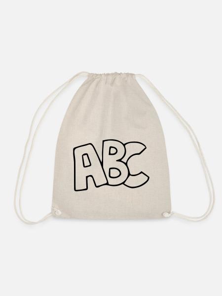 ABC Schulanfang Erstklässler - Turnbeutel - Natur