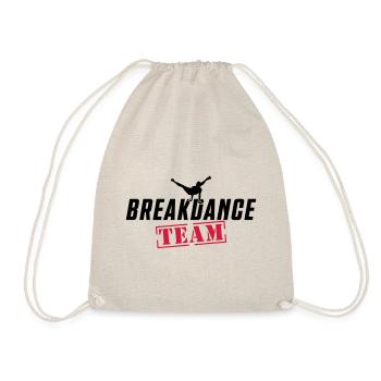 breakdance team - Drawstring Bag - nature - Front