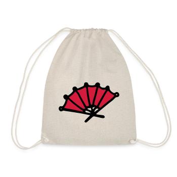 Ventilateur asiatique Éventail asiatique - Sac de sport léger - nature - Devant