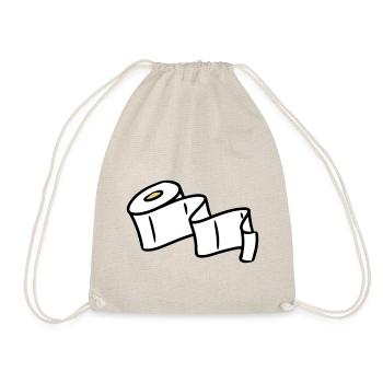 Toilet paper papier papier toilette - Sac de sport léger - nature - Devant