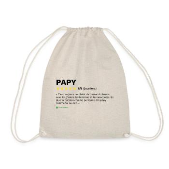 Avis client Papy - Sac de sport léger - nature - Devant