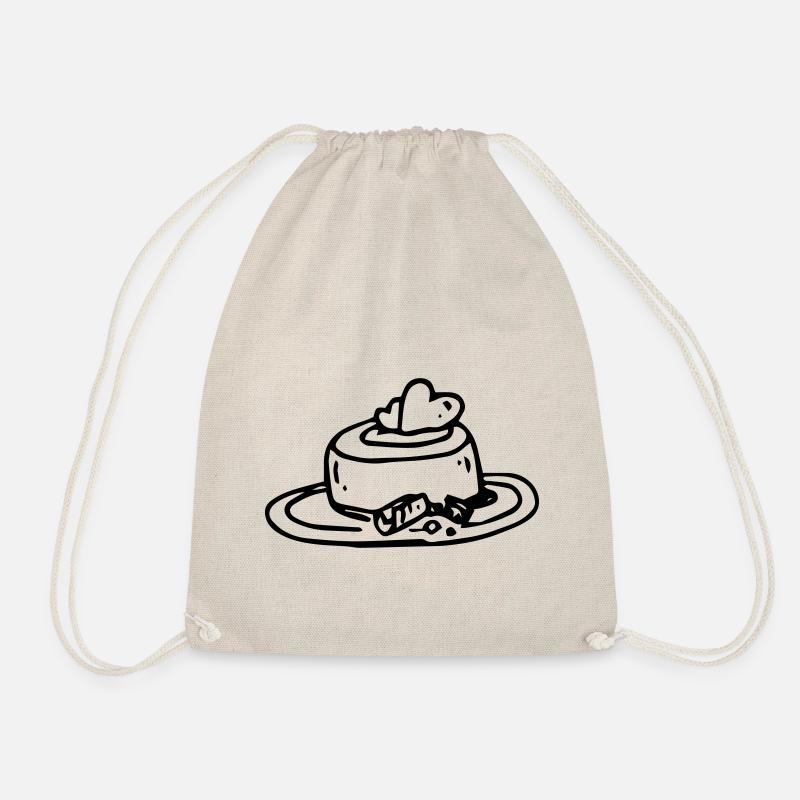 Dessert Praline Confiserie - Drawstring Bag - nature