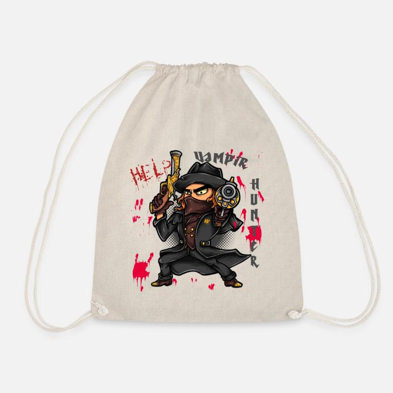 Vampire Hunter - Drawstring Bag - nature