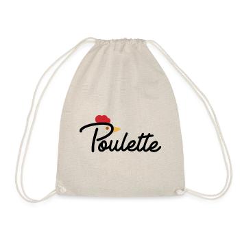 Poulette - Sac de sport léger - nature - Devant