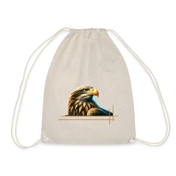 Majestätischer Seeadler - Turnbeutel - Natur - Vorne