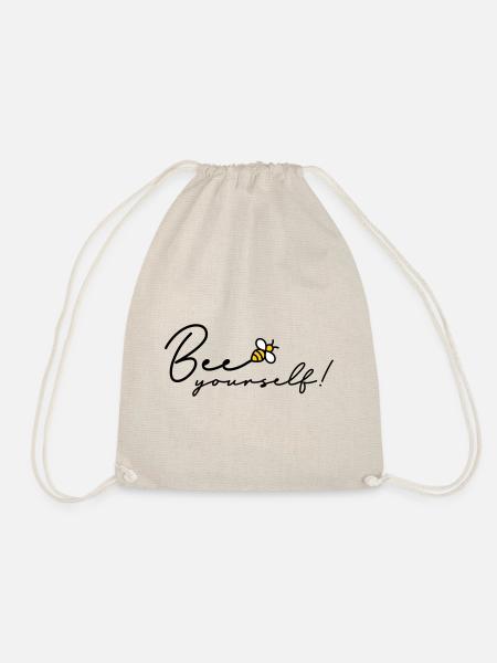 Bee yourself be yourself - Turnbeutel - Natur