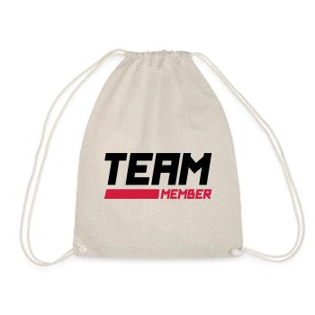 team member - Drawstring Bag - nature - Front