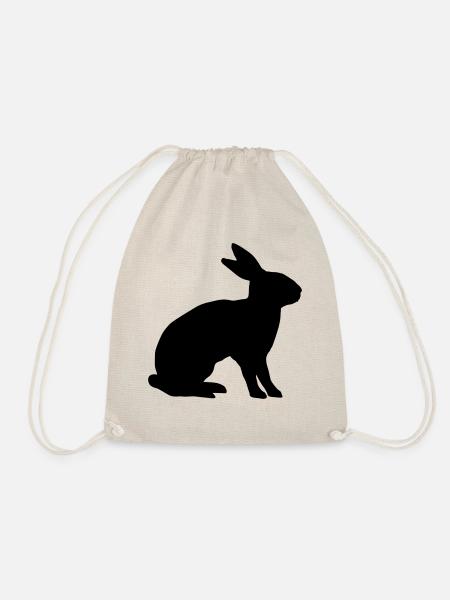 rabbit - Drawstring Bag - nature