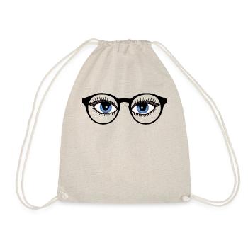 Glasses Eyes See - Look - Observe - Drawstring Bag - nature - Front