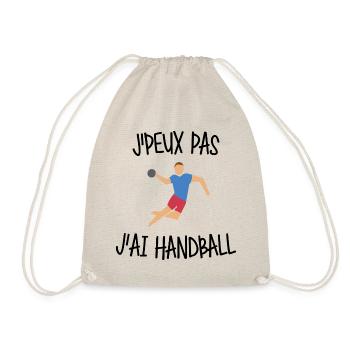 J'peux pas j'ai handball - Sac de sport léger - nature - Devant
