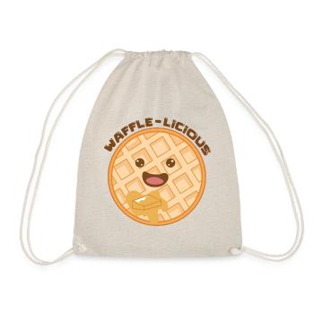 Nourriture pour crêpes gaufrées mignonnes à la - Sac de sport léger - nature - Devant