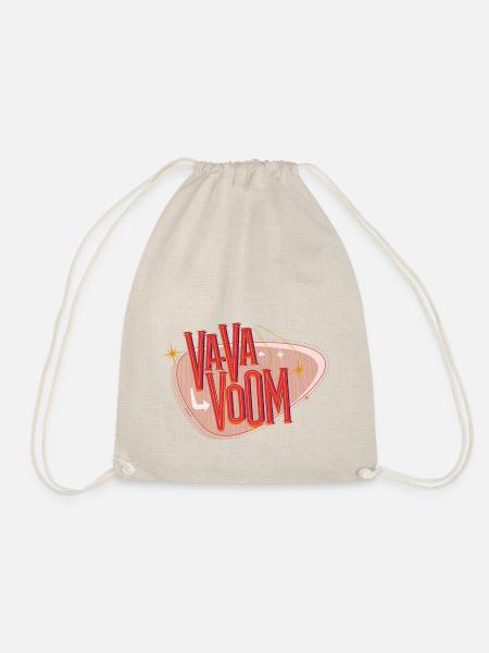 ✰ VaVaVoom on white - Turnbeutel - Natur