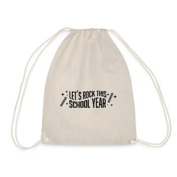 Start of school - Drawstring Bag - nature - Front