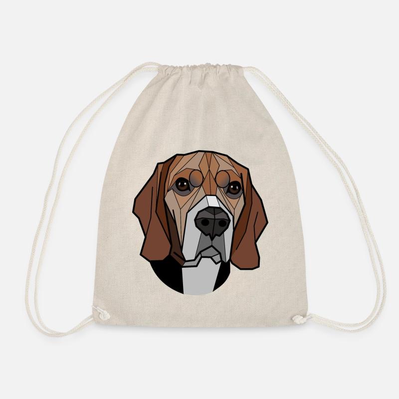 Beagle - Drawstring Bag - nature