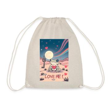 Love Me! Toad No.2 - Drawstring Bag - nature - Front