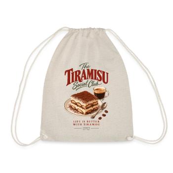 The Tiramisu Social Club - Turnbeutel - Natur - Vorne