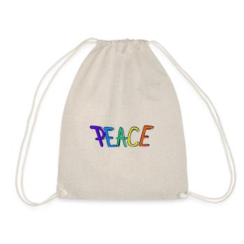 Logo pour la paix - Paix - Sac de sport léger - nature - Devant