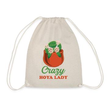 Amoureux de Hoya, fleurs en porcelaine ou fleurs en cire - Sac de sport léger - nature - Devant