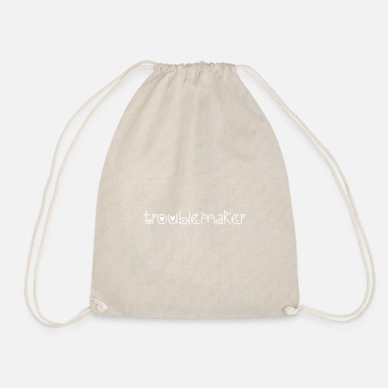 Troublemaker - Drawstring Bag - nature