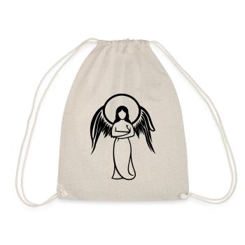 Angel - Drawstring Bag - nature - Front