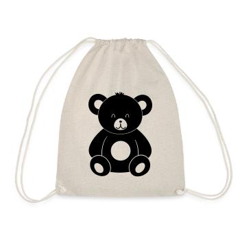 Teddybär - Turnbeutel - Natur - Vorne