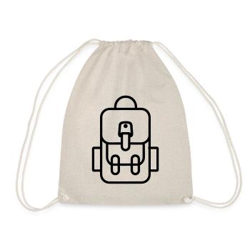 Backpack - Drawstring Bag - nature - Front