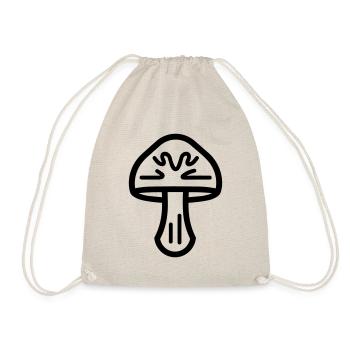 Champignon - Sac de sport léger - nature - Devant