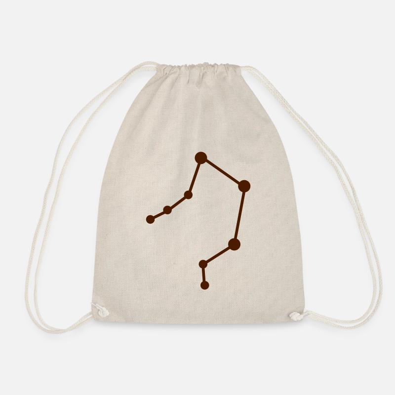 Zodiac Libra - Drawstring Bag - nature
