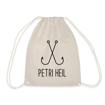 Petri Heil - Turnbeutel - Natur - Vorne