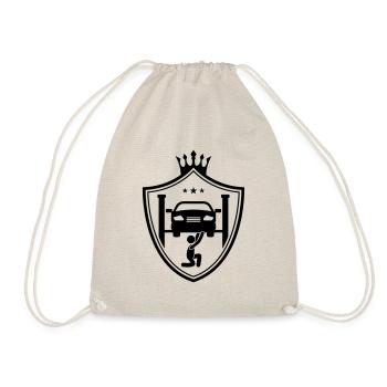 Car Car Werstatt Mechanic - Drawstring Bag - nature - Front