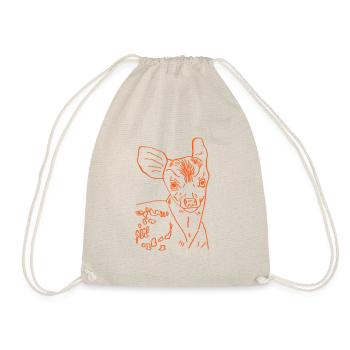 Fawn - Drawstring Bag - nature - Front