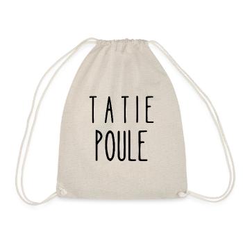 tatie poule - Sac de sport léger - nature - Devant