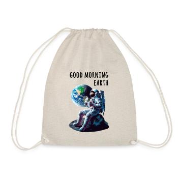 Good morning earth Astronaut - Drawstring Bag - nature - Front
