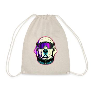 Labrador Vaporwave Dog Gift Retriever - Sac de sport léger - nature - Devant