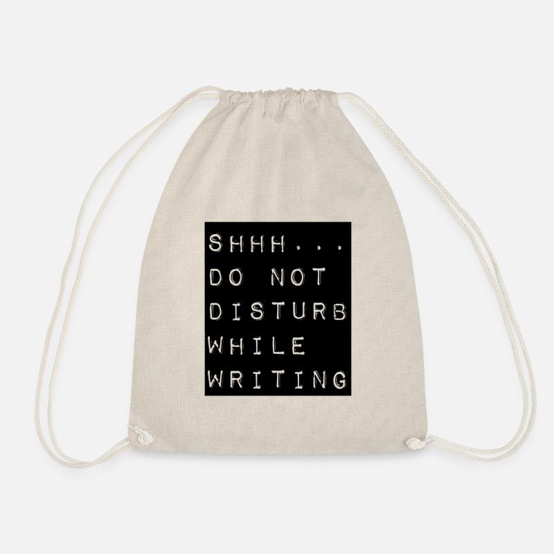 Shhh ... Do not disturb while writing - Turnbeutel - Natur