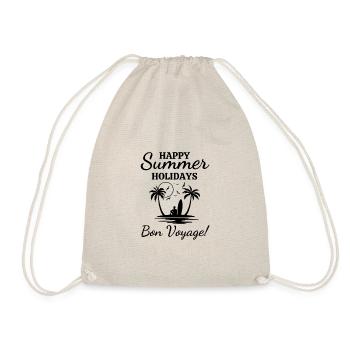 Joyeuses Fêtes d’été-Bon Voyage!-Vacances d’été - Sac de sport léger - nature - Devant