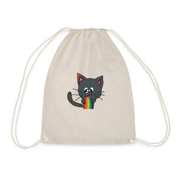 Chat et arc-en-ciel - Sac de sport léger - nature - Devant