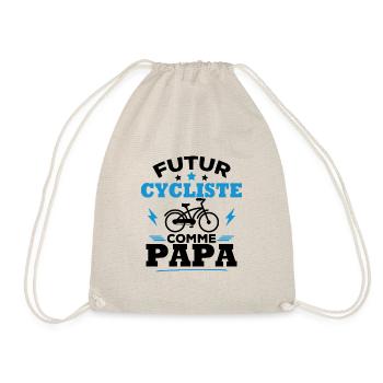Futur cycliste comme papa - Sac de sport léger - nature - Devant