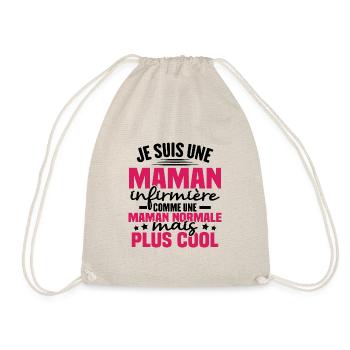 Je suis une maman infirmière - Sac de sport léger - nature - Devant