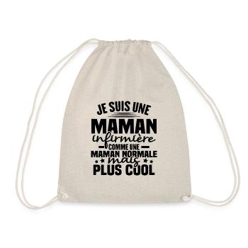 Je suis une maman infirmière - Sac de sport léger - nature - Devant
