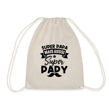 Super papa mais aussi super papy - Sac de sport léger - nature - Devant