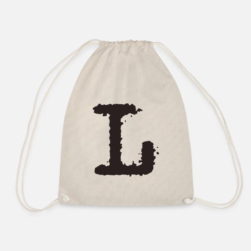 L - Drawstring Bag - nature