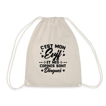 C'est Mon EVJF et mes copines sont dingues - Sac de sport léger - nature - Devant